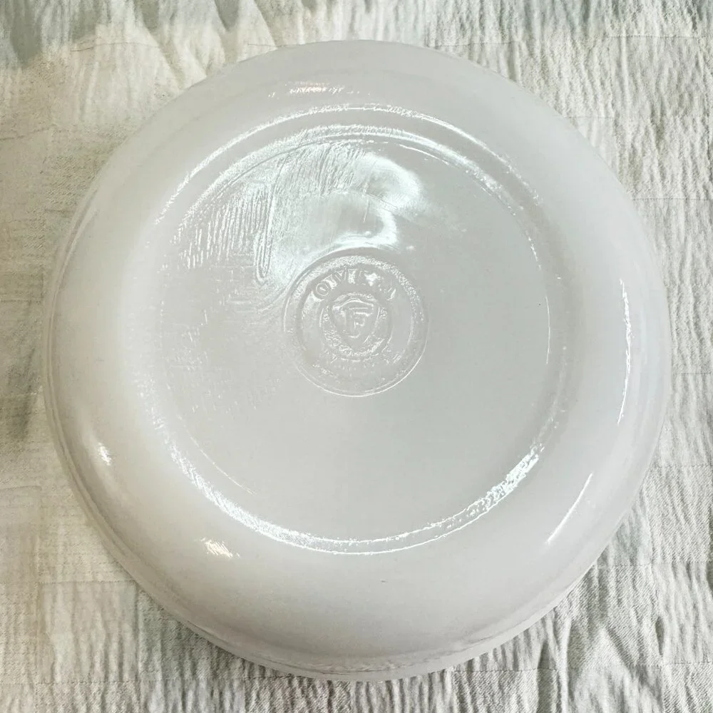 Vintage Federal Glass Mixing Bowl Oven Ware Turquoise Atomic Star MCM 3 QT - Picture 3 of 11